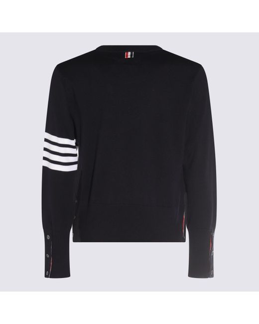 Thom Browne Black Wool Knitwear for men