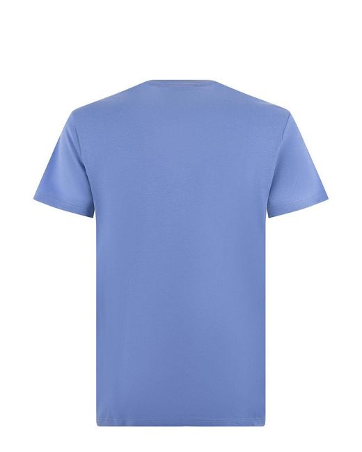 Versace Blue T-Shirts And Polos Clear for men