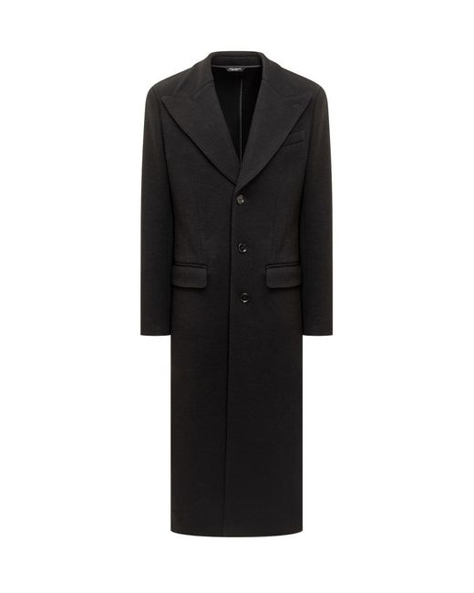 Dolce & Gabbana Black Coats for men