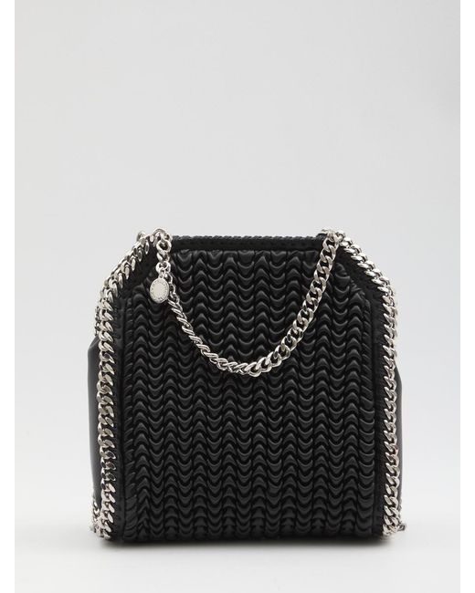 Stella McCartney Black Mini Falabella Tote Bag