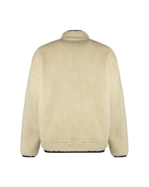 Maison Mihara Yasuhiro Natural Fleece Bomber Jacket for men