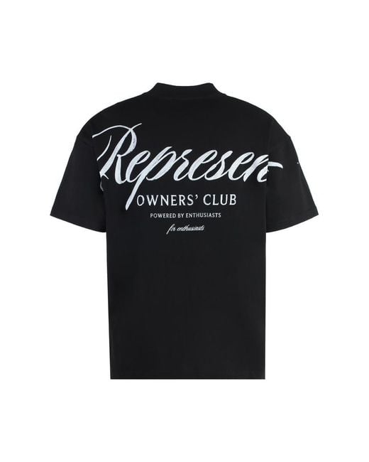 Represent Black T-Shirts And Polos for men