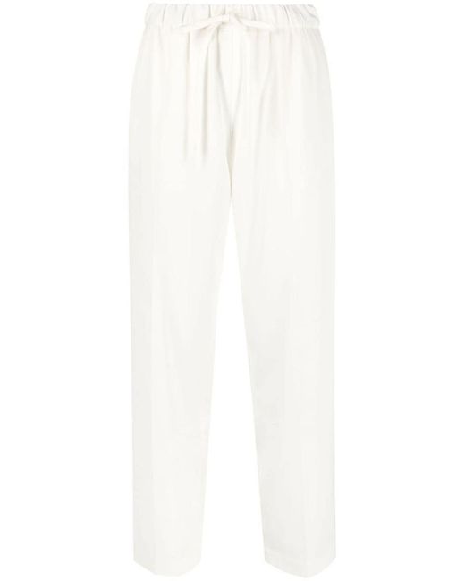 MM6 by Maison Martin Margiela White Tailored Trousers