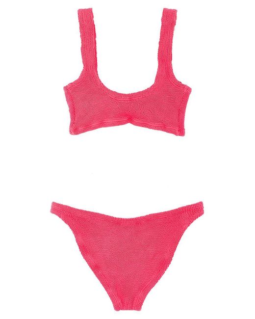 Hunza G Pink Juno Beachwear