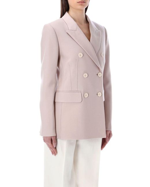 Chloé Pink Double-Breasted Blazer
