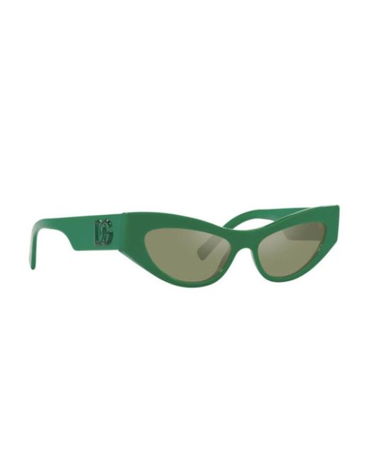 Dolce & Gabbana Green Dg4450 Dg Crossed Sunglasses