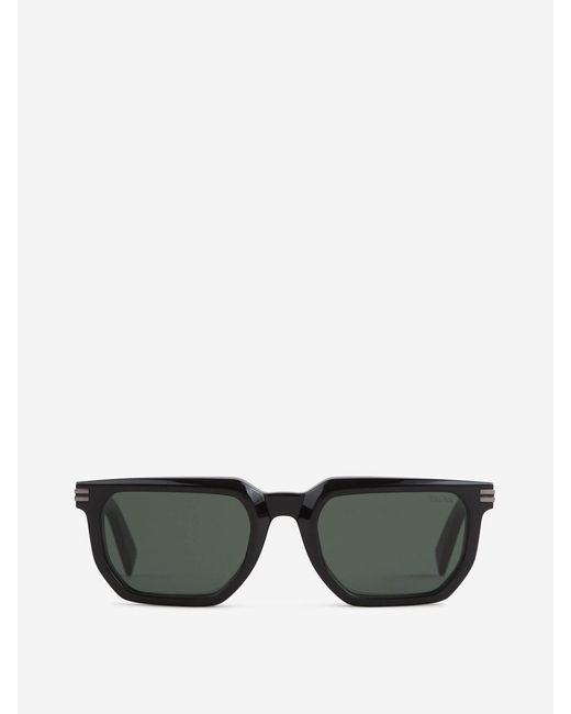 Zegna Gray Square Sunglasses for men
