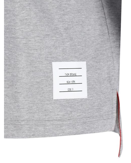 Thom Browne Gray T-shirts And Polos for men