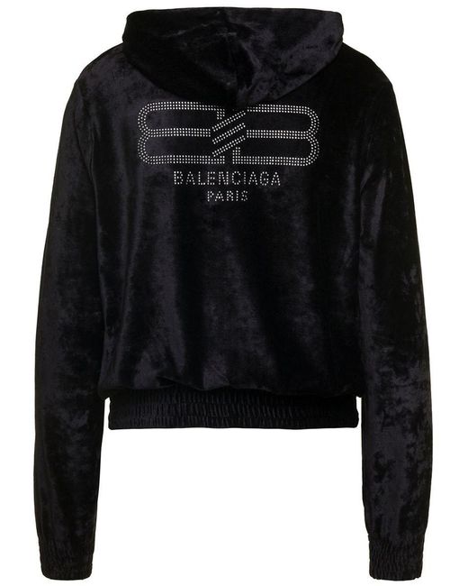 Balenciaga energy patch zip up hoodie