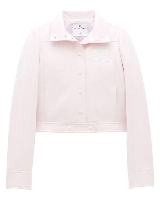 Courreges Pink Re-Edition Vinyl Jacket