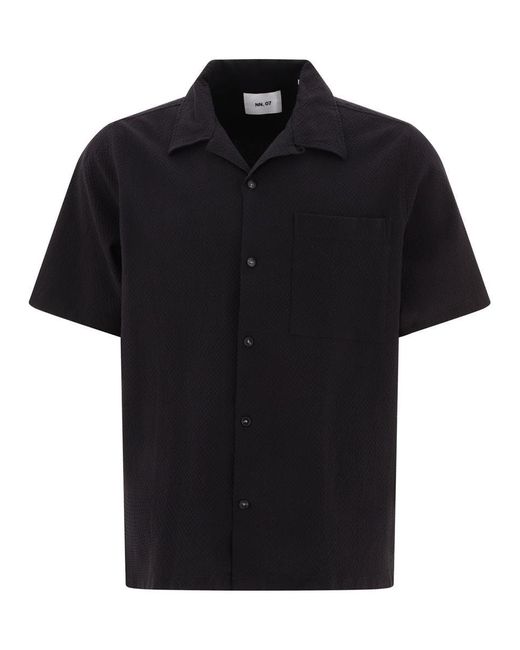 NN07 Black "Julio" Shirt for men
