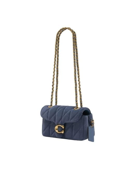 COACH Blue Tabby Chain 20 Shoulder Bag