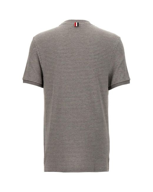 Thom Browne Gray T-Shirt for men