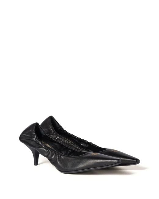 Miu Miu Black Nappa Leather Pumps Shoes