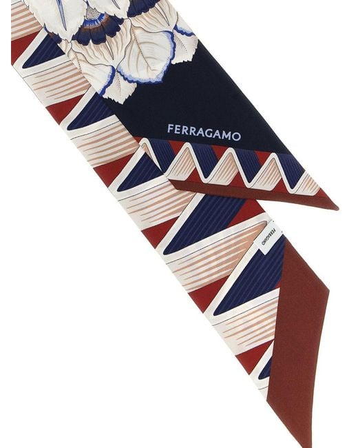 Ferragamo White Bandeau Mini 'giada'