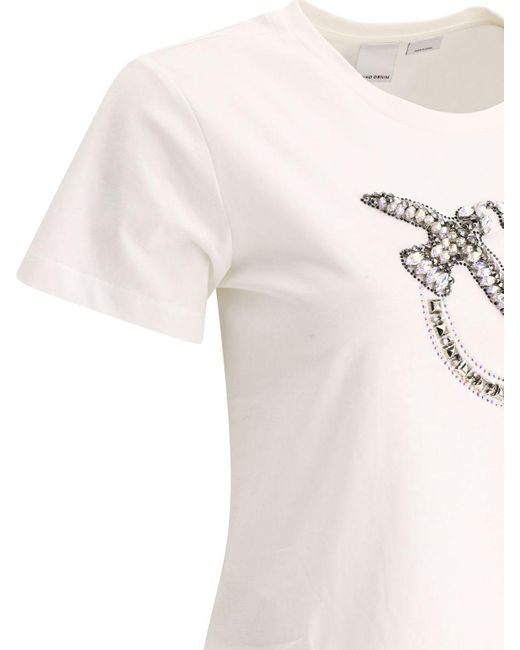 Pinko White Quentin T-shirt