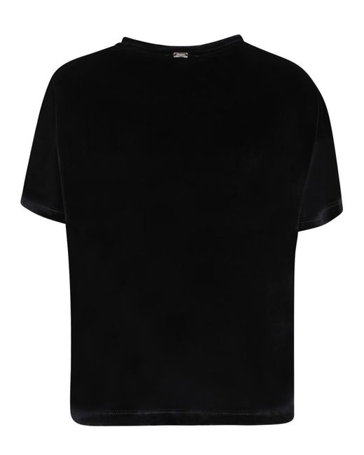 Herno Black T-shirts