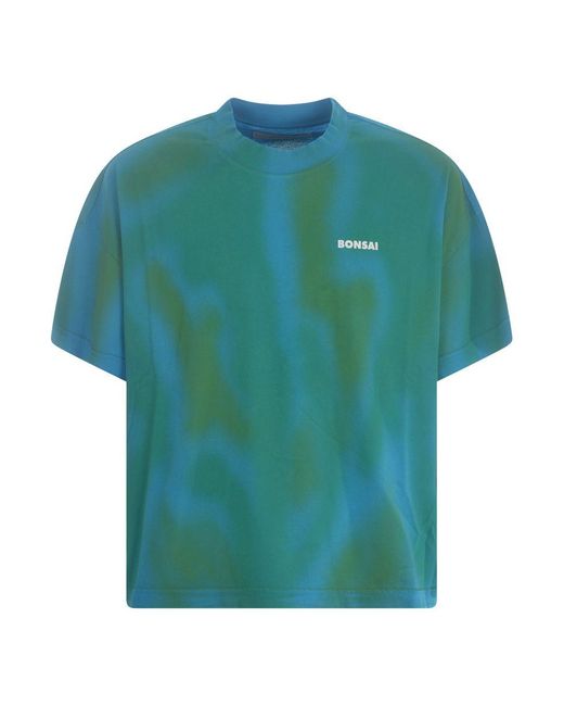 Bonsai Blue T-shirt "spray" for men