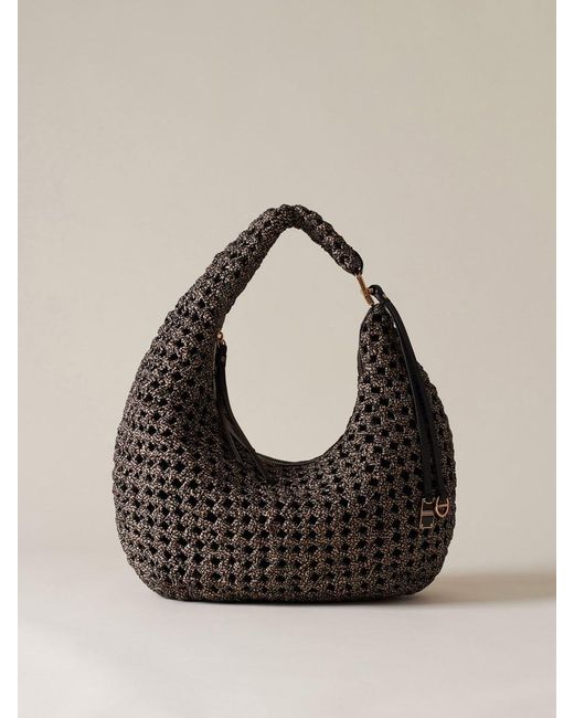 Borbonese Black Borsa Hobo M. Bags