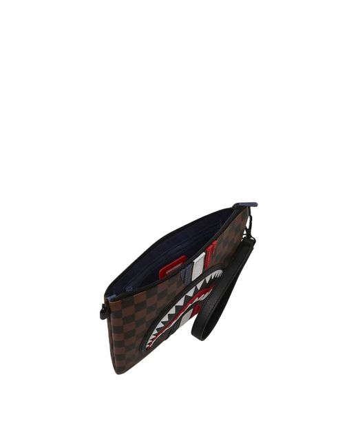 Sprayground White Clutch Bag