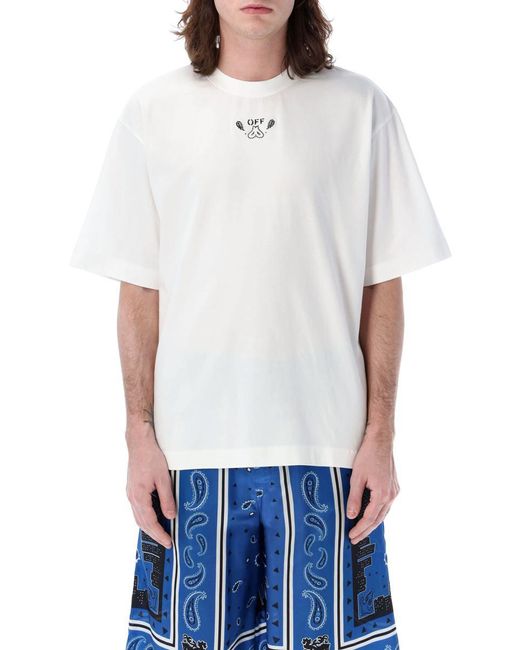 Off-White c/o Virgil Abloh White Off- Bandana Arrow Skate T-Shirt for men