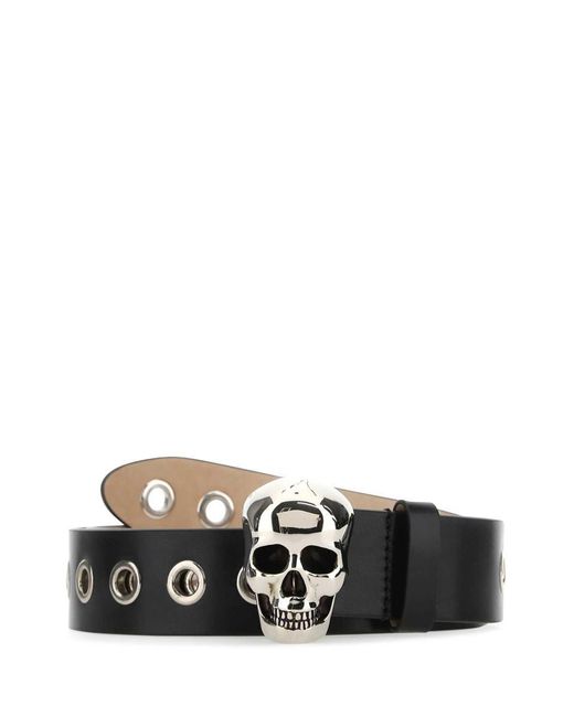 Alexander McQueen White Belt for men