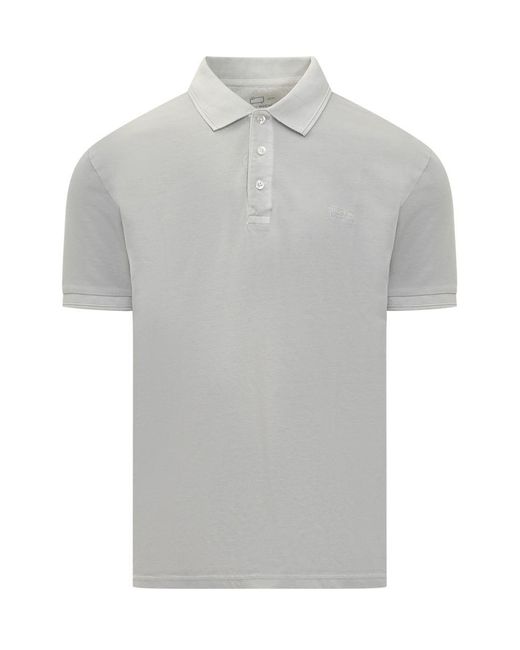 Woolrich Gray Mackinack Polo for men