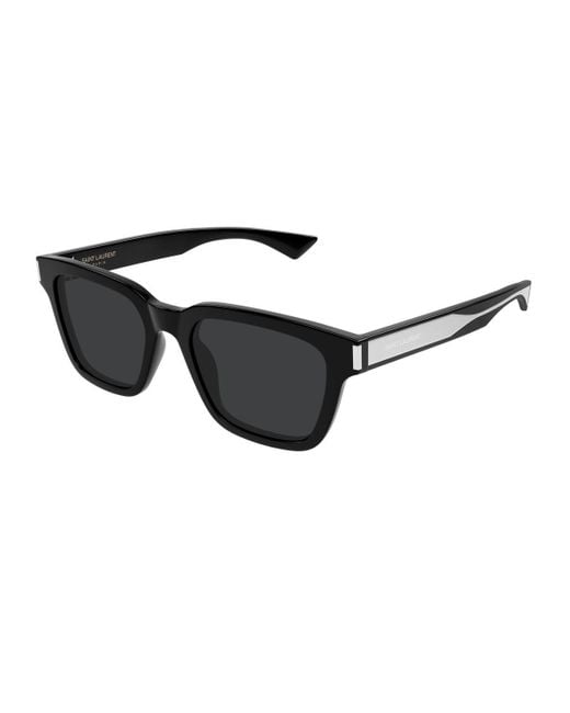 Saint Laurent Black Sl 790 Linea Corner Angle Sunglasses for men