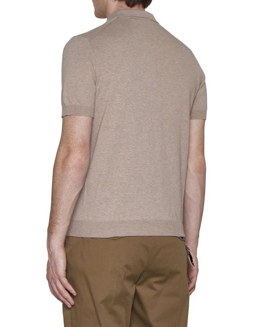 Tagliatore Gray T-Shirts And Polos for men
