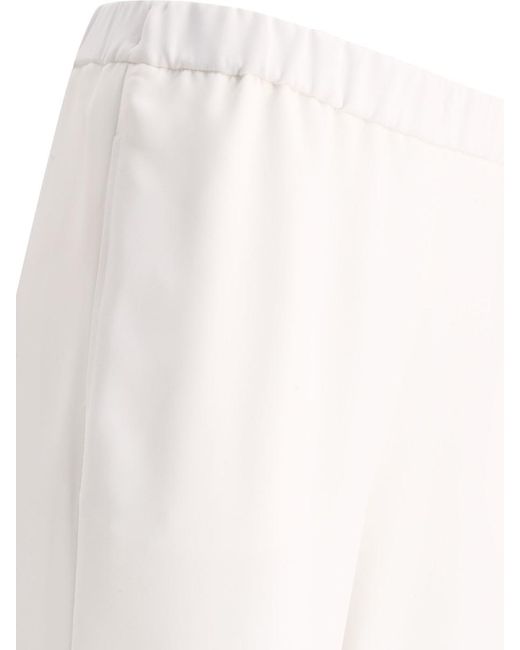 F.it White Wide Trousers