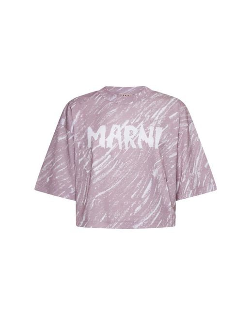 Marni Purple T-shirts And Polos