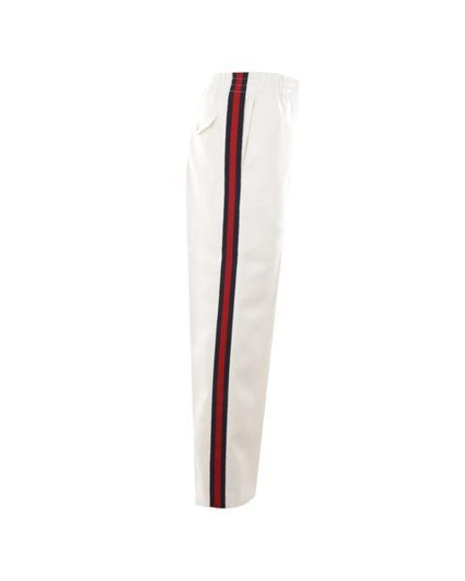 Gucci White Trousers for men