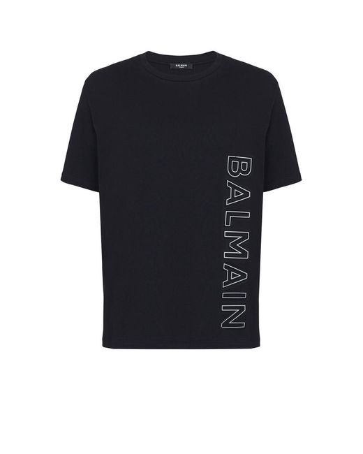 Balmain Black T-Shirts And Polos for men