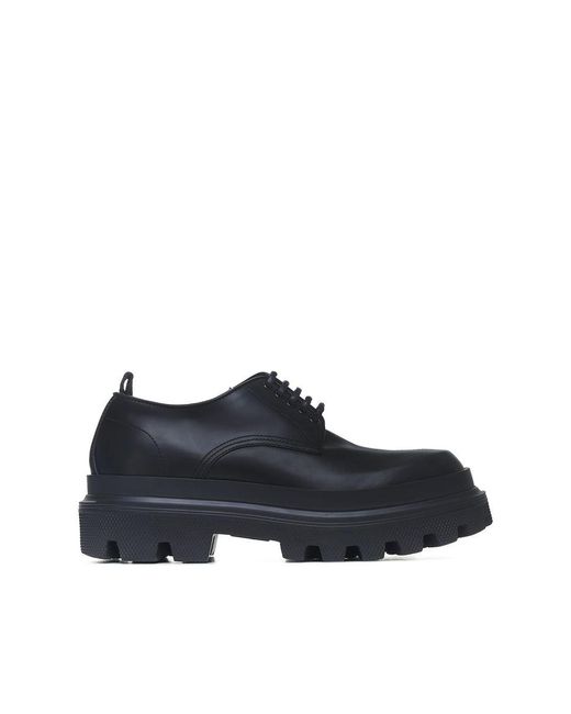 Dolce & Gabbana Blue Scarpa 'Derby' for men