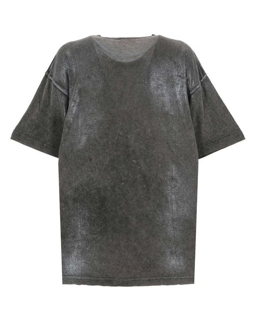 DIESEL Gray T-Shirts And Polos