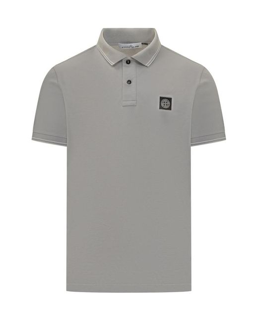 Stone Island Gray Polo for men