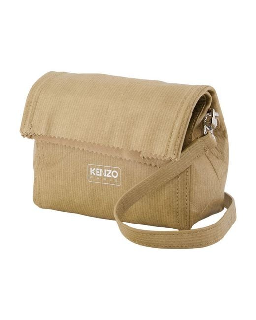 KENZO Natural Pouch On Strap Wallet On Chain