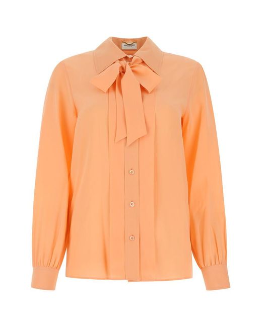 Saint Laurent Orange Shirts