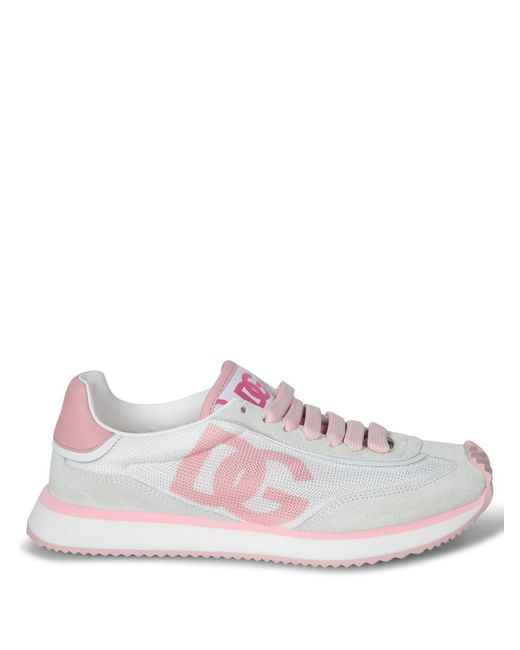 Dolce & Gabbana Pink Sneakers
