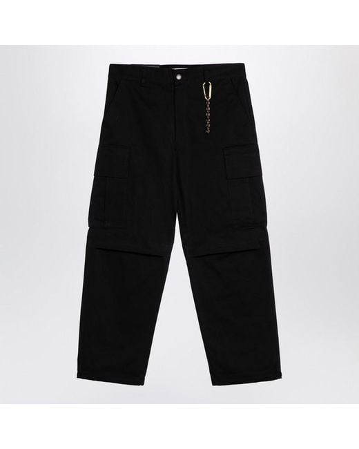 DARKPARK Black Saint Cargo Trousers for men