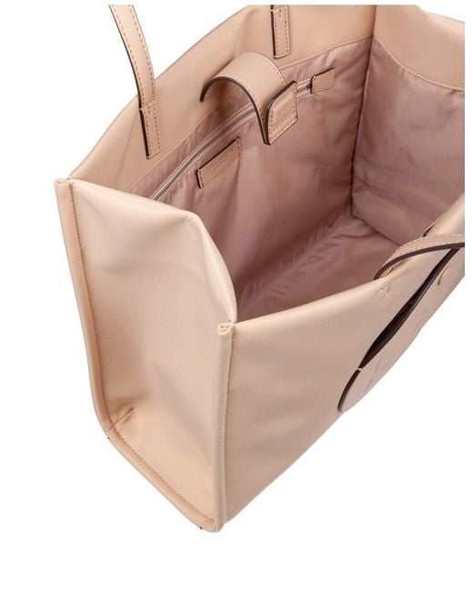 Tory Burch Natural Recycled Nylon Tote Bag
