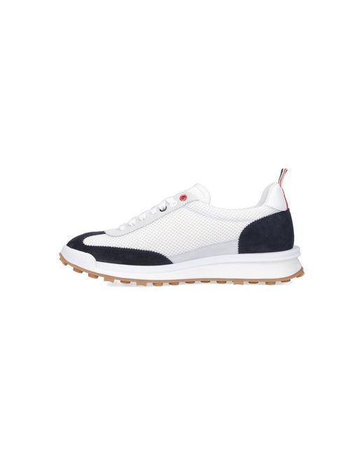 Thom Browne White "tech Runner" Sneakers for men