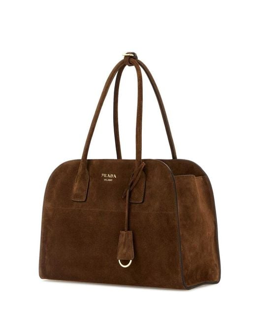 Prada Brown Handbags.