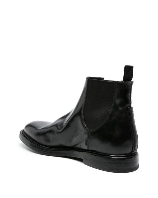 Premiata Black Flat Shoes for men