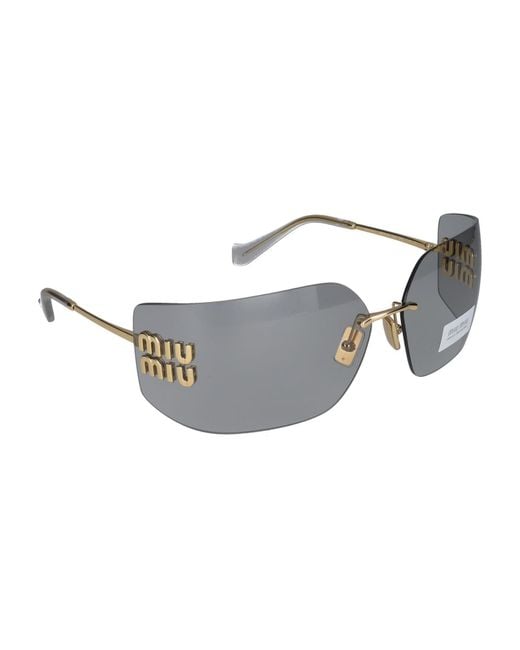 Miu Miu Gray Sunglasses