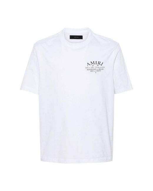 Amiri White Arts District T-shirt for men