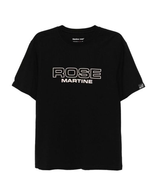Martine Rose Black Martino Rose T-Shirt for men