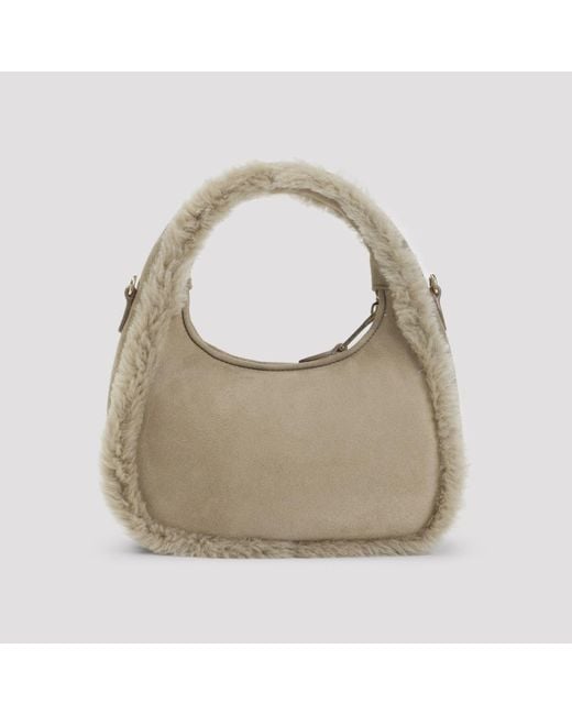 Miu Miu Gray Shoulder Bags