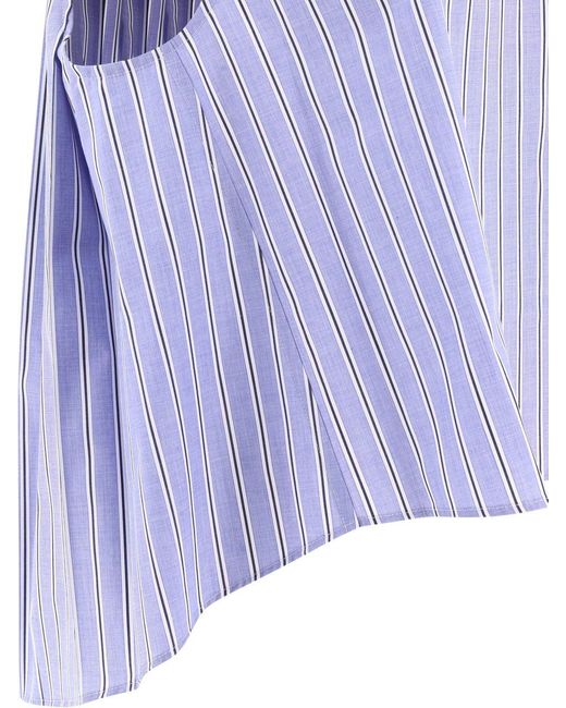 Sacai Blue Striped Top