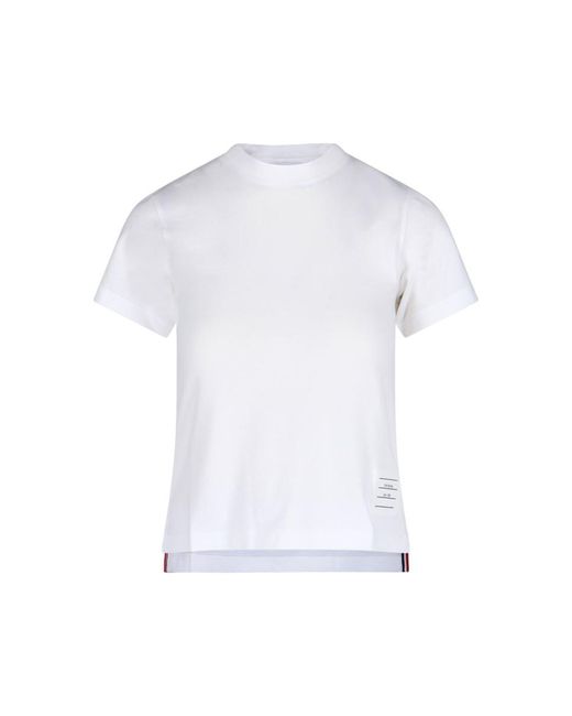 Thom Browne White T-shirts And Polos